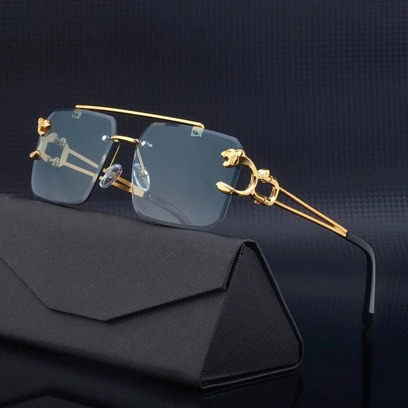 🌟 LuxeShade – Die rahmenlose Brille mit purem Luxus