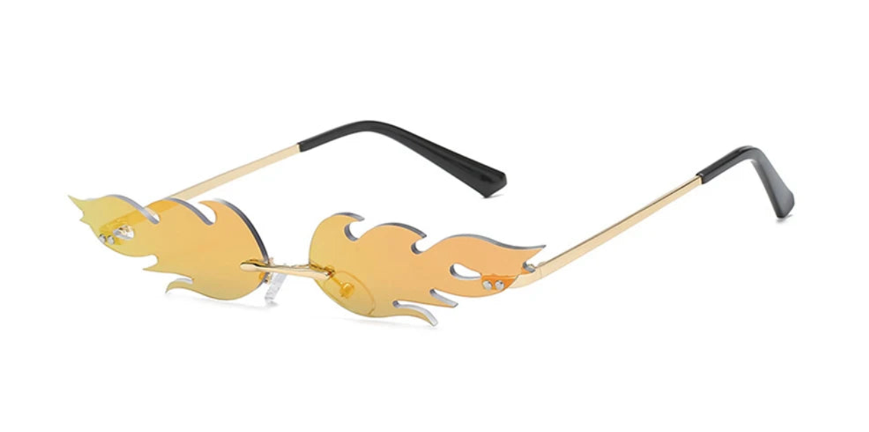 🔥 FireFrame – Die Flammenbrille für echte Trendsetter