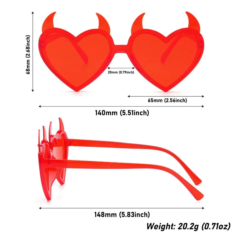 😈 DevilHeart – Die frechste Herzbrille ever!